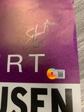 Deep purple full band Signed tour Poster With Beckett Authentication