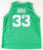 Larry Bird signed jersey