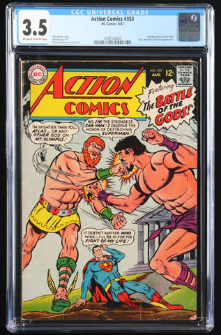 1967 "Action Comics" #353 DC Comic Book