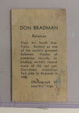 Don Bradman signed 1946 Cole’s card