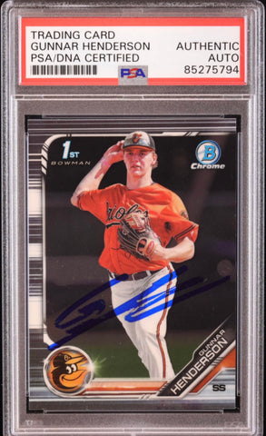 Gunnar Henderson Signed Chrome RC