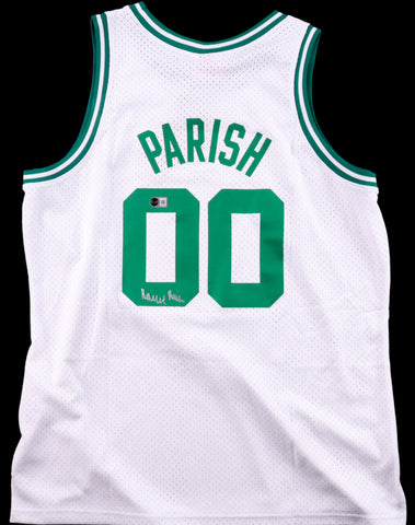Robert Parish Signed Celtics Mitchell & Ness Authentic Jersey 1985-86 - Beckett