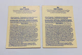 2 x 1986 SCANLENS AUSTRALIAN MOTOR RACING  - 21 Niki Lauda