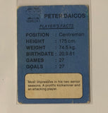 PETER DAICOS - Collingwood - 1981 Scanlens VFL Rookie Card 52