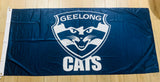 6 Foot Wide Geelong Football Club Flag Signed By Garry Ablett Jr