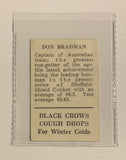 1937 Griffiths Bros Black Crows  Don Bradman