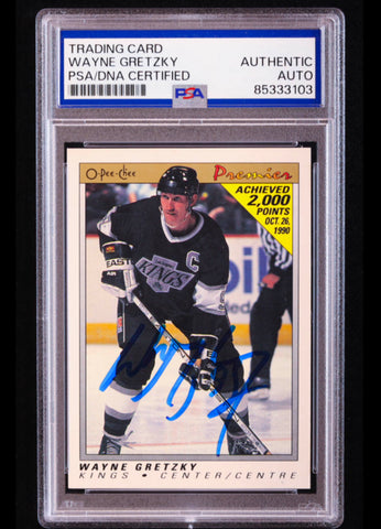 Wayne Gretzky Signed 1990-91 OPC Auto Premier