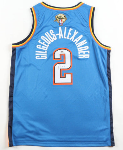 Shai Gilgeous-Alexander Signed Thunder Nike Authentic Jersey