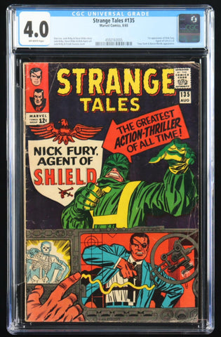 1965 Strange Tales #135 Marvel Comic Book