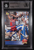 Shaquille O'Neal Signed UD RC Rookie On Card Auto