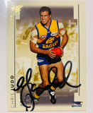 AFL Select 2003 XL Chris Judd Signed Rookie Card RC Auto