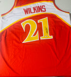 Dominique Wilkins signed Hawks Jersey