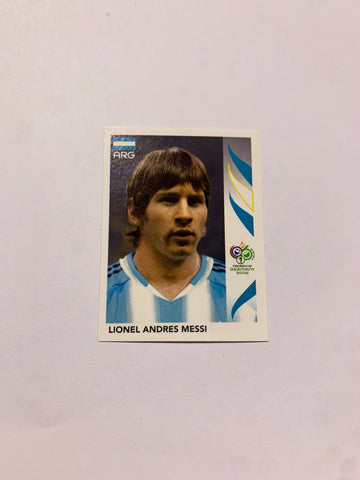 Panini World Cup 2006 Lionel Messi Rookie Sticker #185