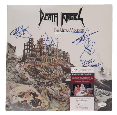 Death Angel The Ultra-Violence Vinyl Record Album Band-Signed by Five Members