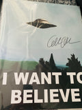 Gillian Anderson Signed "X-Files" 16x20 inch Photo (Beckett)