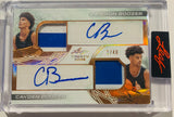 Cam / Cay Boozer—Rookie—DUAL AUTO/PLAYER WORN PATCH 2025 Leaf BRONZE SP 1/40