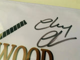Chevy Chase Signed "Caddyshack" bush wood golf pin flag