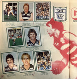 1984 VFL Scanlens Football  album COMPLETE SET Lockett rookie