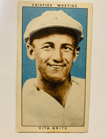 CRICKET 1948 Nabisco "Leading Cricketers" Weeties Crispies  - Sir Don Bradman