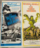 Lot of Vintage Aust / NZ Movie Daybills classic, cult R18+ Restricted Originals