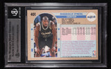 Shaquille O'Neal Signed Fleer RC Rookie On Card Auto