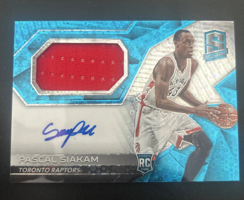 2016-17 Panini Spectra Pascal Siakam RPA Rookie Patch Auto /99
