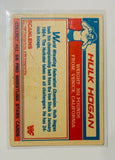 1986 Scanlens WWF Hulk Hogan Rookie RC