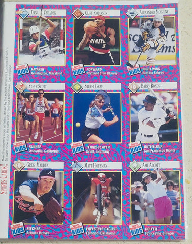 SPORTS ILLUSTRATED
FOR KIDS
MAGAZINE(JUNE
1993)UNCUT CARD SHEET
MATT HOFFMAN RC