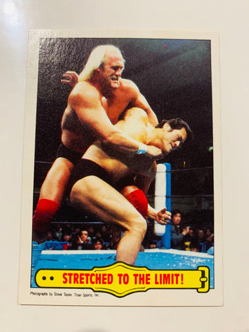1986 Scanlens WWF Hulk Hogan #29 Rookie RC EXC+ (Copy)