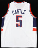 (Stephon Castle Signed UConn Huskies style rookie auto jersey