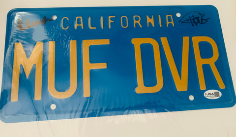 Cheech and Chong Signed Up In Smoke Metal Number plate