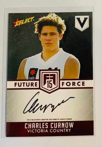 2015 AFL Future Force Charlie Curnow Red Signature RC 46/200