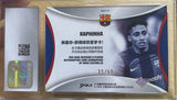Raphinha DAKA FC Silver Holocene Auto / 69 Mint 10