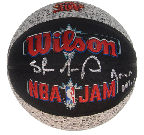 Shawn Kemp Signed NBA Jam Basketball Inscribed "Reign Man"