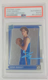Josh Giddey rated rookie signature Optic rc auto