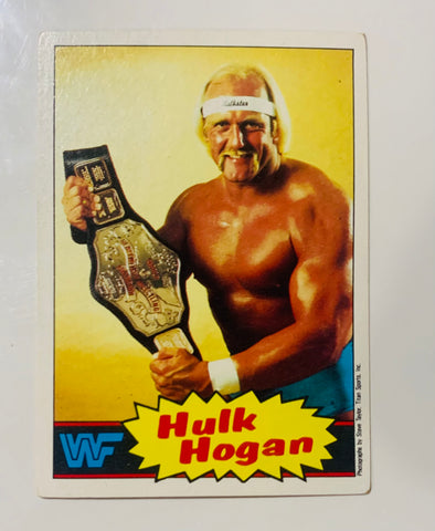 1986 Scanlens WWF Hulk Hogan Rookie RC