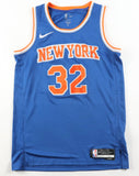 Karl Anthony Towns Signed Knicks Jersey 26 CHAMPS PSA