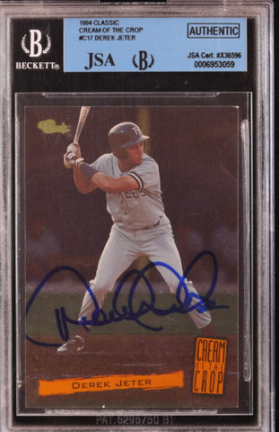 Derek Jeter Signed 1994 Classic  #C17 RC Rookie Auto