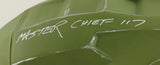 Signed and inscribed Steve Downes Halo Master Chief Helmet
