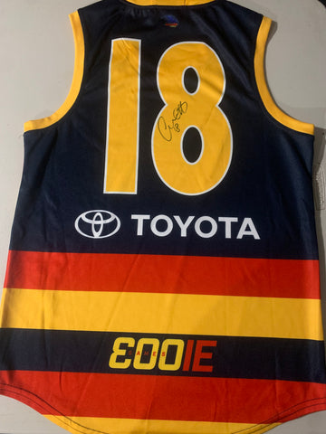 Adelaide Crows AFL Signed Eddie Betts 300th Game Guernsey 2019