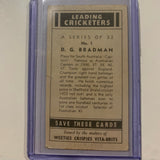 CRICKET 1948 Nabisco "Leading Cricketers" Weeties Crispies  - Sir Don Bradman
