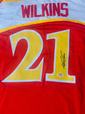 Dominique Wilkins signed Hawks Jersey