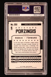 Kristaps Porzingis hoops rookie auto signed