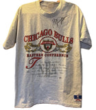 Michael Jordan Playing-Era Signed Chicago Bulls T-Shirt Beckett LOA