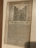 1789 - Gentleman’s magazine - Discussing Port Phillip settlement - Sydney