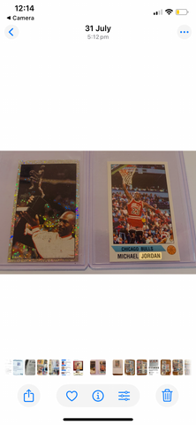 Lot Vintage Panini Jordan Stickers 1991 and Holo 1992-93