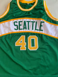 Shawn kemp Signed Seattle Jersey - Inscribed Reign Man