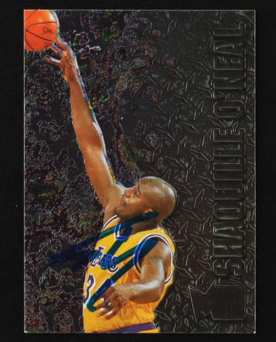 Shaquille O'Neal Signed 1996-97 Metal #183