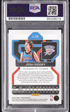 Josh Giddey Prizm Rookie Signed On Card RC PSA 10