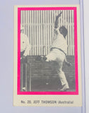 2 X Jeff Thompson  Rookie Cards Lot Of 1974 Sunicrust Cards RC
